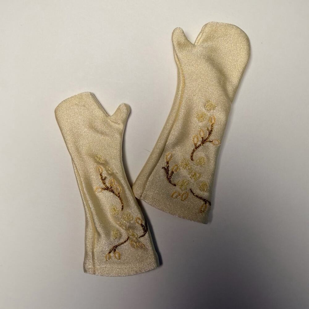 American Girl Gala Party Outfit Embroidered Gloves only